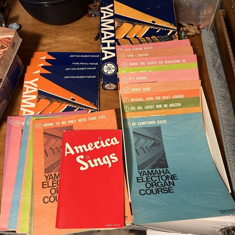 Yamaha Electone Organ Music Book Lot Sight & Sound By Zeb‎ Billings D2